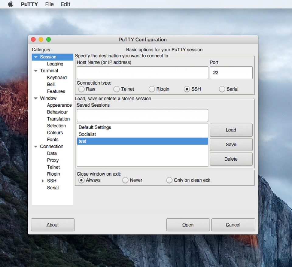 Putty Equivalent For Mac Os